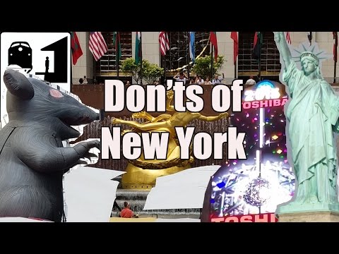 Visit New York - The Don'ts of New York City - UCFr3sz2t3bDp6Cux08B93KQ