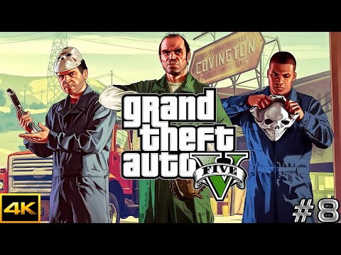 Grand Theft Auto V #8 - Preparing For a Robbery - Rescuing Son: 4K UHD 60FPS - GamePlay Walkthrough