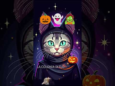 Gatti Di Halloween: Dolcetto o Scherzetto? #shorts #gatti #cat #halloween2025