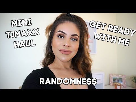 Mini Tjmaxx Haul + Get Ready With Me / How To Top Knot Bun On Short Hair! | JuicyJas - UCSZ0Gdo3nv0JepnKuFhs9Yw