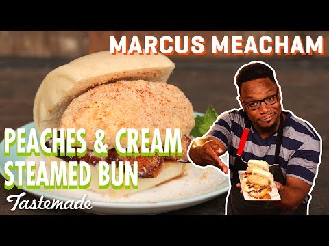 Peaches and Cream Steamed Bun | Marcus Meacham