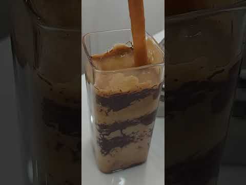 Ice mocha coffee ☕️ 😋 ice coffee delicious for tired