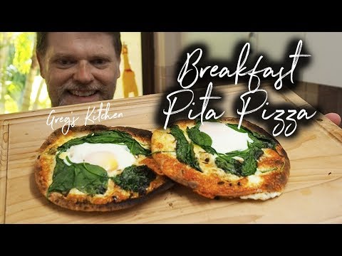 Breakfast Pita Bread Pizza Recipe - Greg's Kitchen - UCGXHiIMcPZ9IQNwmJOv12dQ