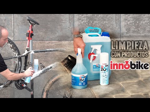 Limpieza de la bicicleta con productos INNOBIKE