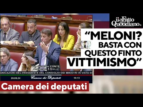 Conte a Meloni: "Basta col finto vittimismo, prendi di petto le sfide Ue contro le disuguaglianze"