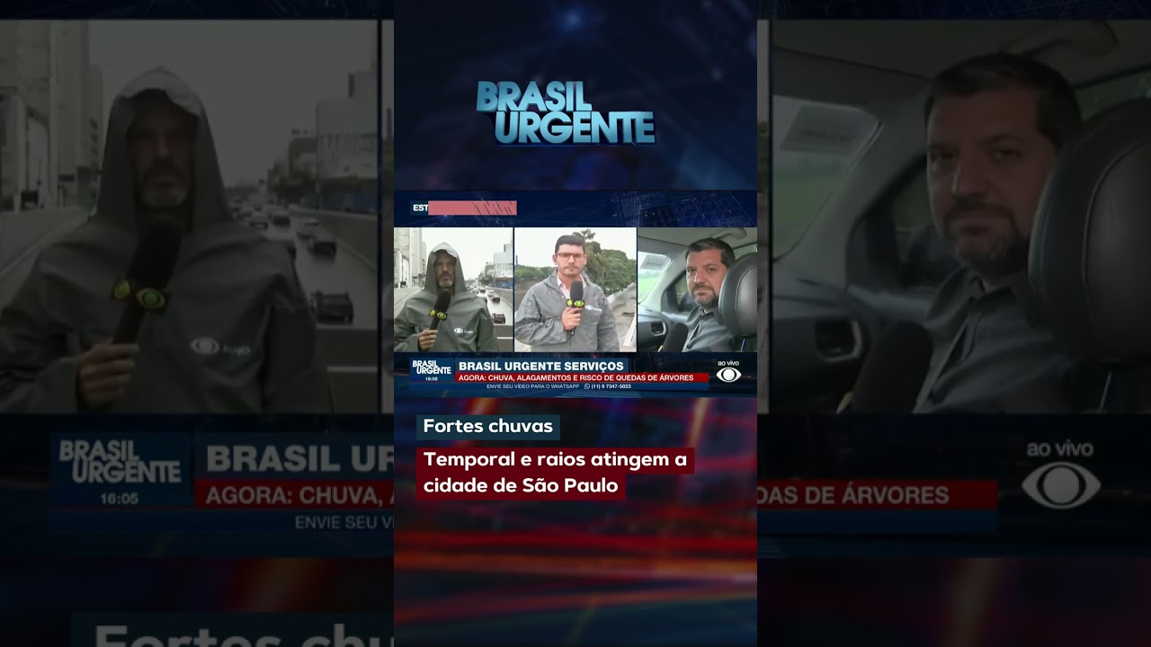 Chuvas fortes e raios atingem São Paulo e região TV Online Chuvas fortes e raios atingem São Paulo e região