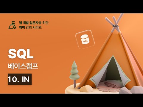 SQL 베이스캠프 - 10. IN