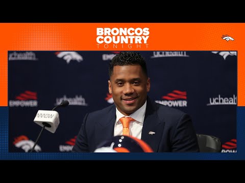 Reactions from Russell Wilson’s first day with Denver | Broncos Country Tonight video clip