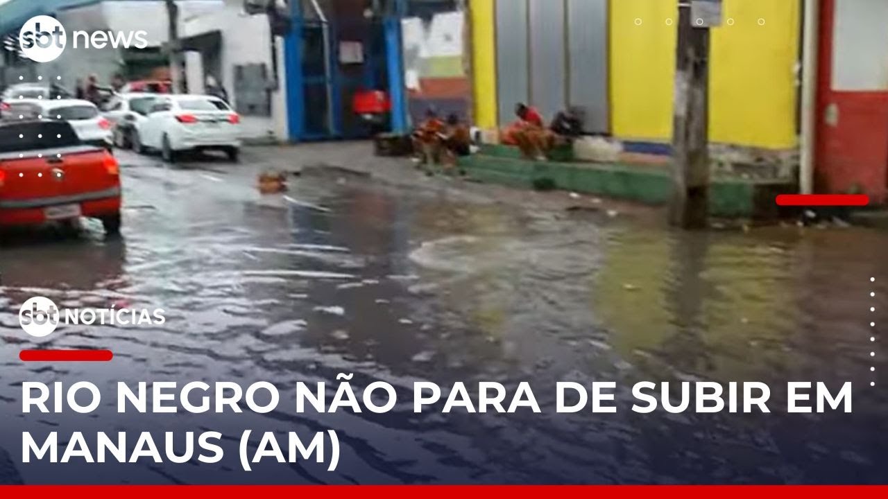 Cheia do Rio Negro afeta mais de 500 mil pessoas em Manaus | #SBTNotícias