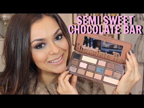 Too Faced Semi Sweet Chocolate Bar First Impression + Tutorial - TrinaDuhra - UC8mcIi-QT6tSDC0pEmcsf2w