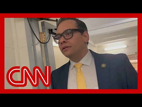 CNN reporter presses George Santos on his 'web of lies'