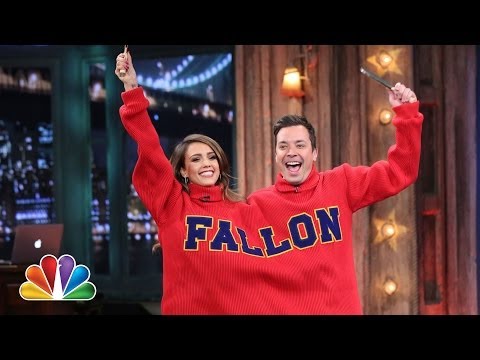 Double Turtleneck Ping Pong with Jessica Alba (Late Night with Jimmy Fallon) - UC8-Th83bH_thdKZDJCrn88g