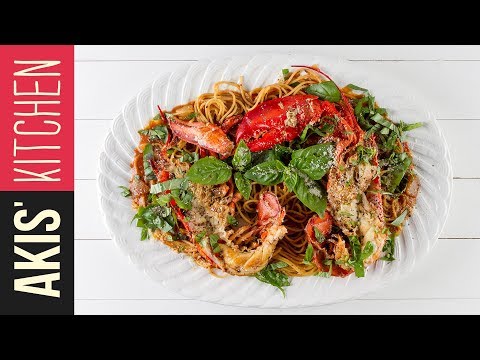 Greek lobster pasta | Akis Kitchen - UCcbNHNmULeU1OoNylpPIRQQ