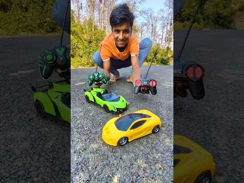 Rc Lamborghini Mini Car Vs Rc Racing Car Review Test - UCxHzyDkoO1ejyn1ZIUYq3WA