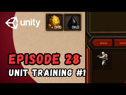 RTS Game Tutorial | Unity | Episode 28 - Unit Training #1