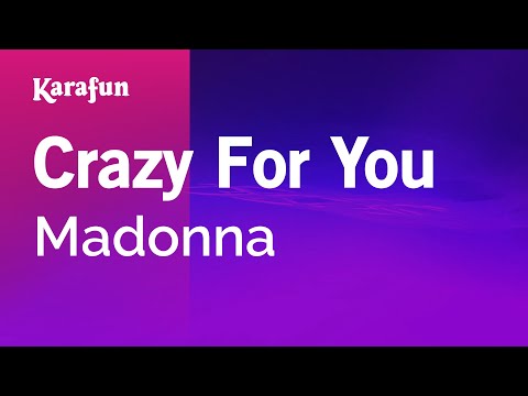 Karaoke Crazy For You - Madonna * - UCbqcG1rdt9LMwOJN4PyGTKg