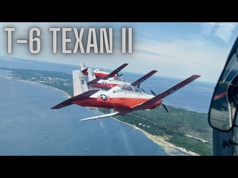 T-6 texan II navy primary flight school training video thumbnail