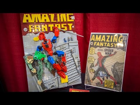 LEGO Comic Book Covers at Designer Con 2015 - UCiDJtJKMICpb9B1qf7qjEOA