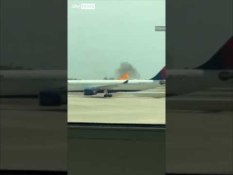 Plane evacuated as fire breaks out