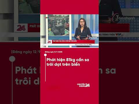 Phát hiện 81kg cần sa trôi dạt trên biển