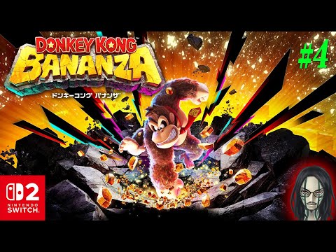 【ドンキーコング バナンザ】＃4 脳ミソが溶けて鼻から出てきそうなゲームをやります【Nintendo Switch 2】【Donkey Kong Bananza】【実況】【ネタバレ注意】