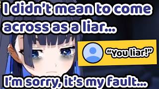 Kronii Could NOT Stop Blaming Herself For 1 Hour Because She Kept Over