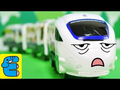 プラレール JR九州スプラトレイン885系特急電車 Plarail JR Kyushu Splatrain Series 885 Limited Express Train [Eng Subs]