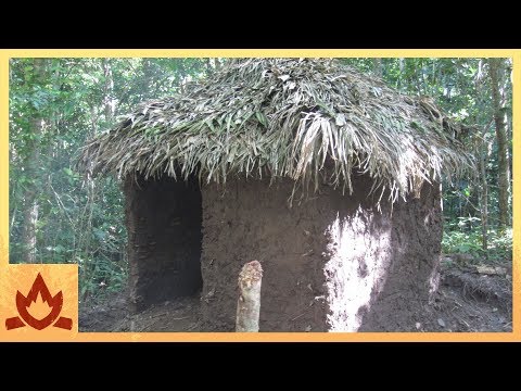 Primitive Technology: Palm Thatched Mud Hut Poster