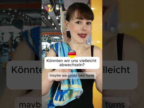 Im Gym Deutsch sprechen 💪🗣️ #learngerman #deutsch #deutschkurs #motivation #gym