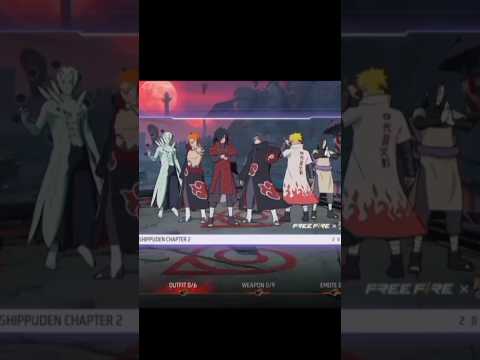 Naruto anime character dress up 😈😈 #viral #shorts #freefire