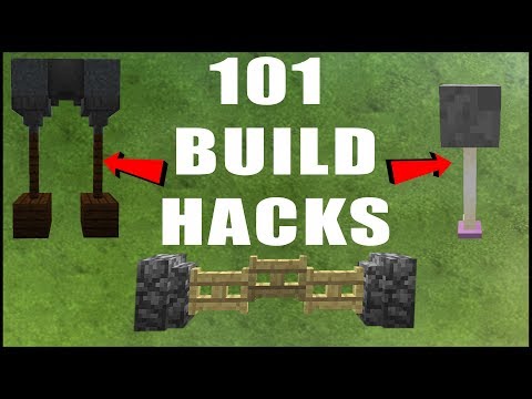 101 MINECRAFT BUILD HACKS - UCR9Gcq0CMm6YgTzsDxAxjOQ