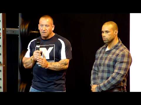 Dorian Yates, Kevin Levrone, Shawn Ray at Bodypower 2013 Pt #1