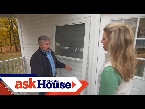 How to Install a Storm Door with a Dog Door | Ask This Old House - UCUtWNBWbFL9We-cdXkiAuJA