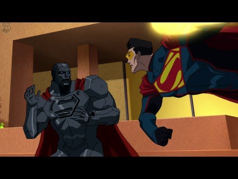 Four Superman's Fight at Lexcorp | Reign of the Supermen - UC-GAhNmY6bkuuRPUSaRI_oQ