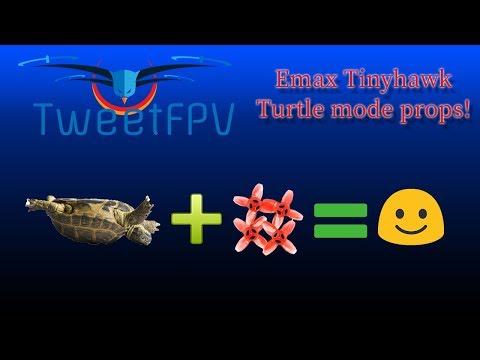 Emax Tinyhawk turtle mode props - UC8aockK7fb-g5JrmK7Rz9fg