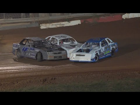 06/07/25 Factory Stock Feature - 23 cars, 15 laps, unbelievable driving skills - dirt track racing video image