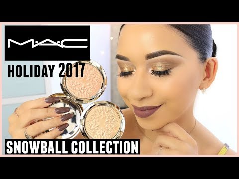 MAC HOLIDAY COLLECTION 2017 SNOWBALL HIGHLIGHTERS | HAPPY GO DAZZINGLY & HERE COMES JOY - UC0tVvr4a3WA7pSWVGU4qMgQ