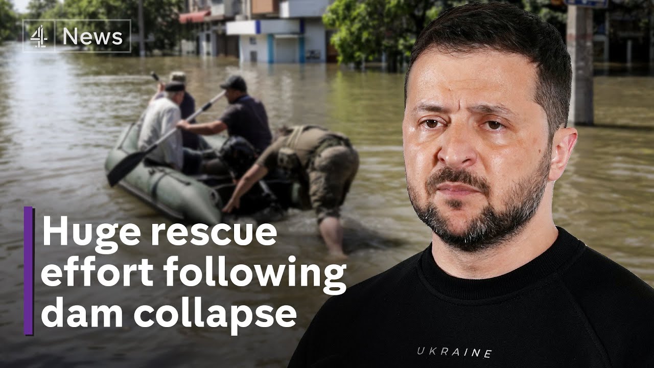 Ukraine war: devastating aftermath of dam collapse revealed