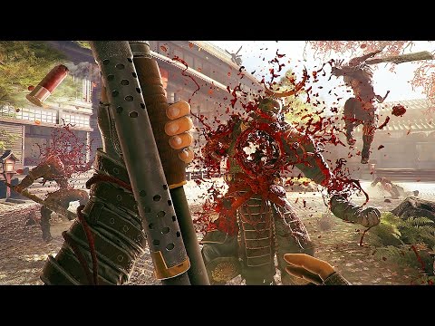 Shadow Warrior 2 Gameplay Demo Cyber Wang and Chainsaw Katana - UCa5qeML93Hg37Ckn22pxdHA