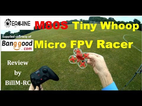 Eachine M80S Tiny Whoop Micro FPV racing drone review - Flight & Features tests (Part II) - UCLnkWbYHfdiwJEMBBIVFVtw