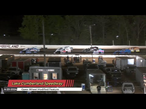 Lake Cumberland Speedway - Modified Feature - 4/20/2024 - dirt track racing video image