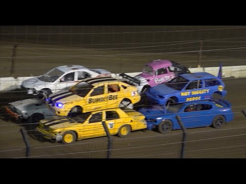 Perris Auto Speedway Double Decker Main Event 4-6-24 - dirt track racing video image