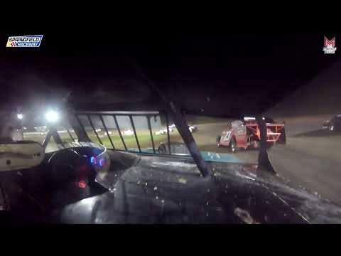 #25J Ryan Hargus - Midwest Mod - 7-20-2024 Springfield Raceway - In Car Camera - dirt track racing video image