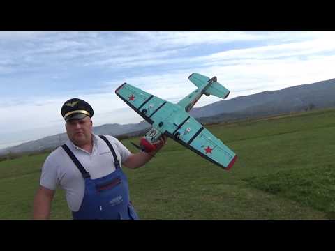 Avios Yak 52 1200mm Military Scheme PNF No flight today - UC3RiLWyCkZnZs-190h_ovyA