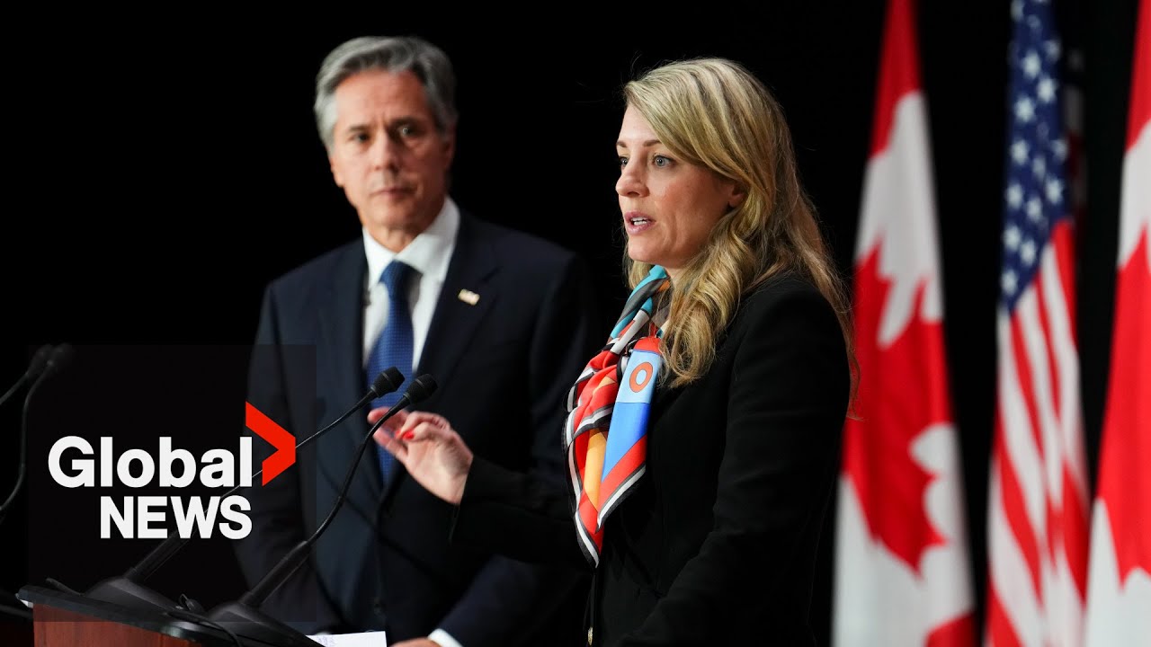 Joly, Blinken dodge questions on whether Canada will lead Haiti mission | FULL