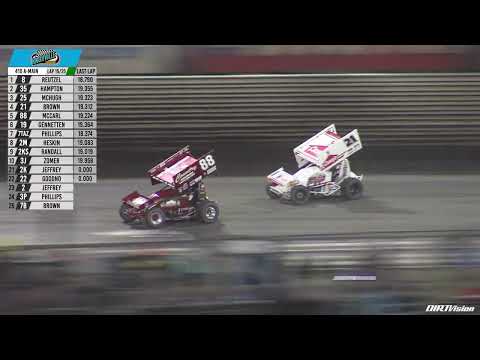 Knoxville Raceway 410 Highlights // August 26, 2023 - dirt track racing video image