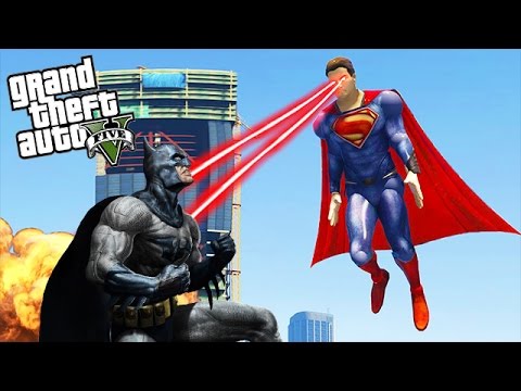 GTA 5 Mods - SUPERMAN VS BATMAN (GTA 5 Mods Gameplay) - UCrkfdiZ4pF3f5waQaJtjXew