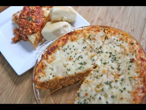 Baked Spaghetti Pie Recipe - UCubwl8dqXbXc-rYE8MOSUnQ