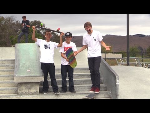 TWO SKATERS LAND THEIR FIRST EVER KICKFLIPS DOWN 5! - UC9PgszLOAWhQC6orYejcJlw