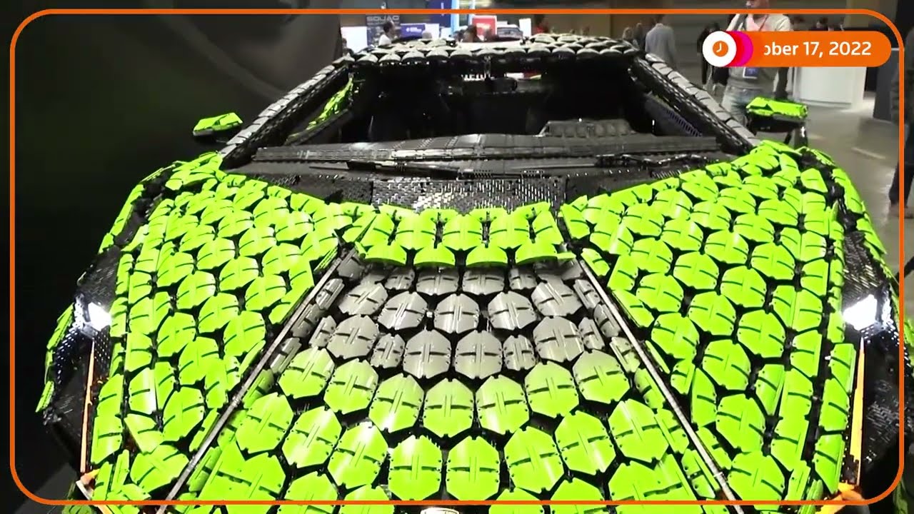 LEGO Lamborghini features at Paris Auto Show